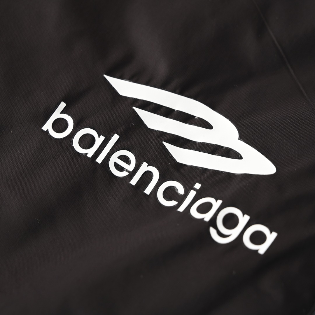 Balenciaga BALENCIAGA巴黎世家BLCG 3B锦纶印花加绒长裤