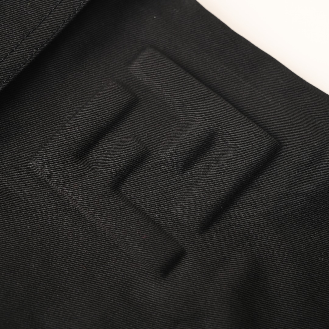 Fendi FENDI芬迪FD 华达呢腰带环拉链贴袋工装长裤