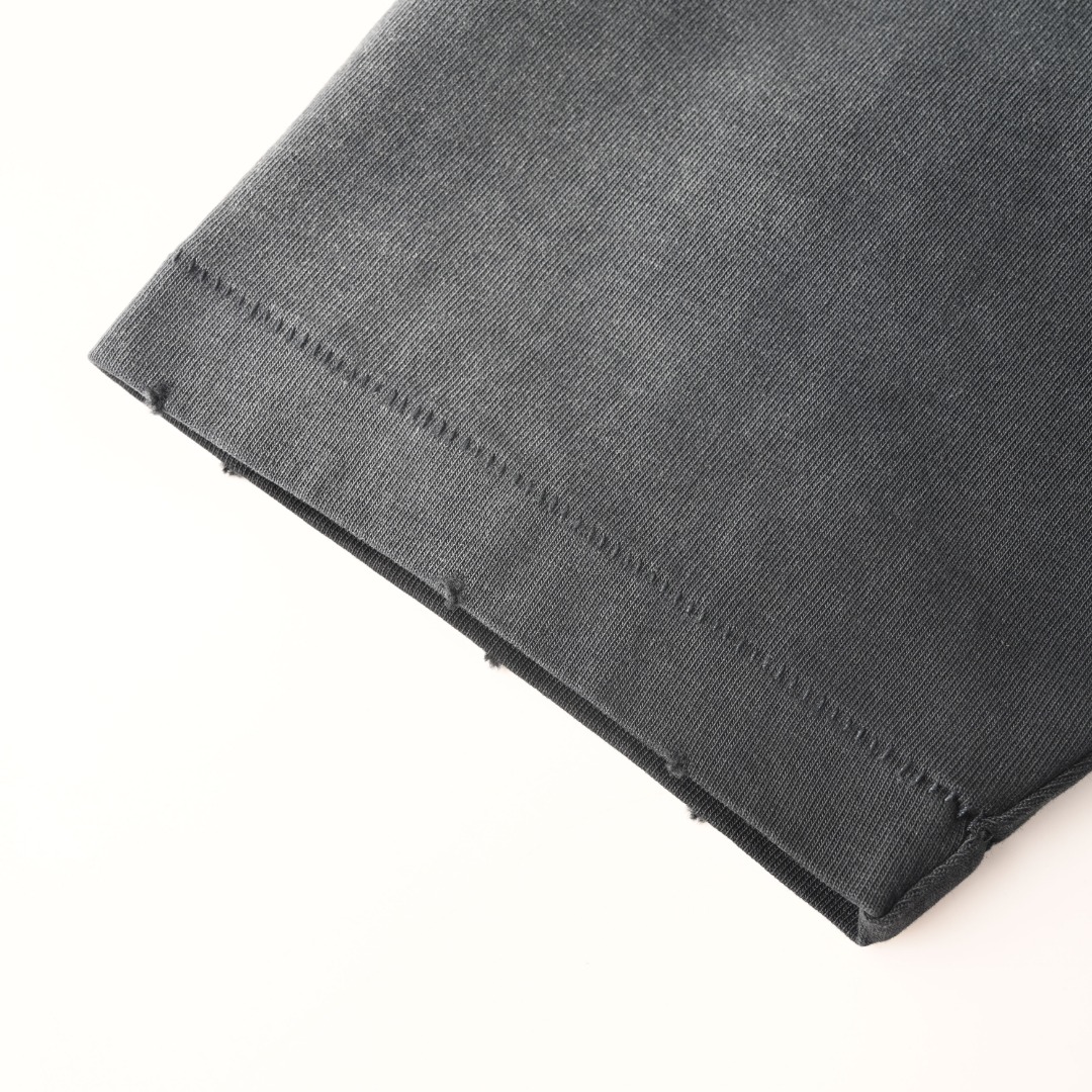 Maison Margiela MAISON MARGIELA马吉拉MM6 口袋涂鸦做旧半高领短袖T恤