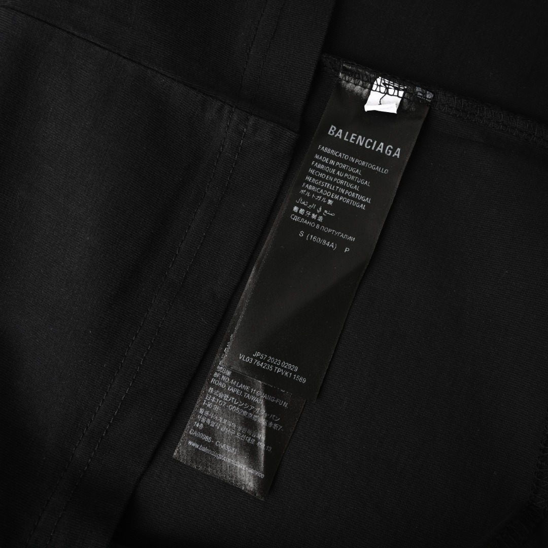 Balenciaga BALENCIAGA巴黎世家BLCG 白刺绣短袖T恤