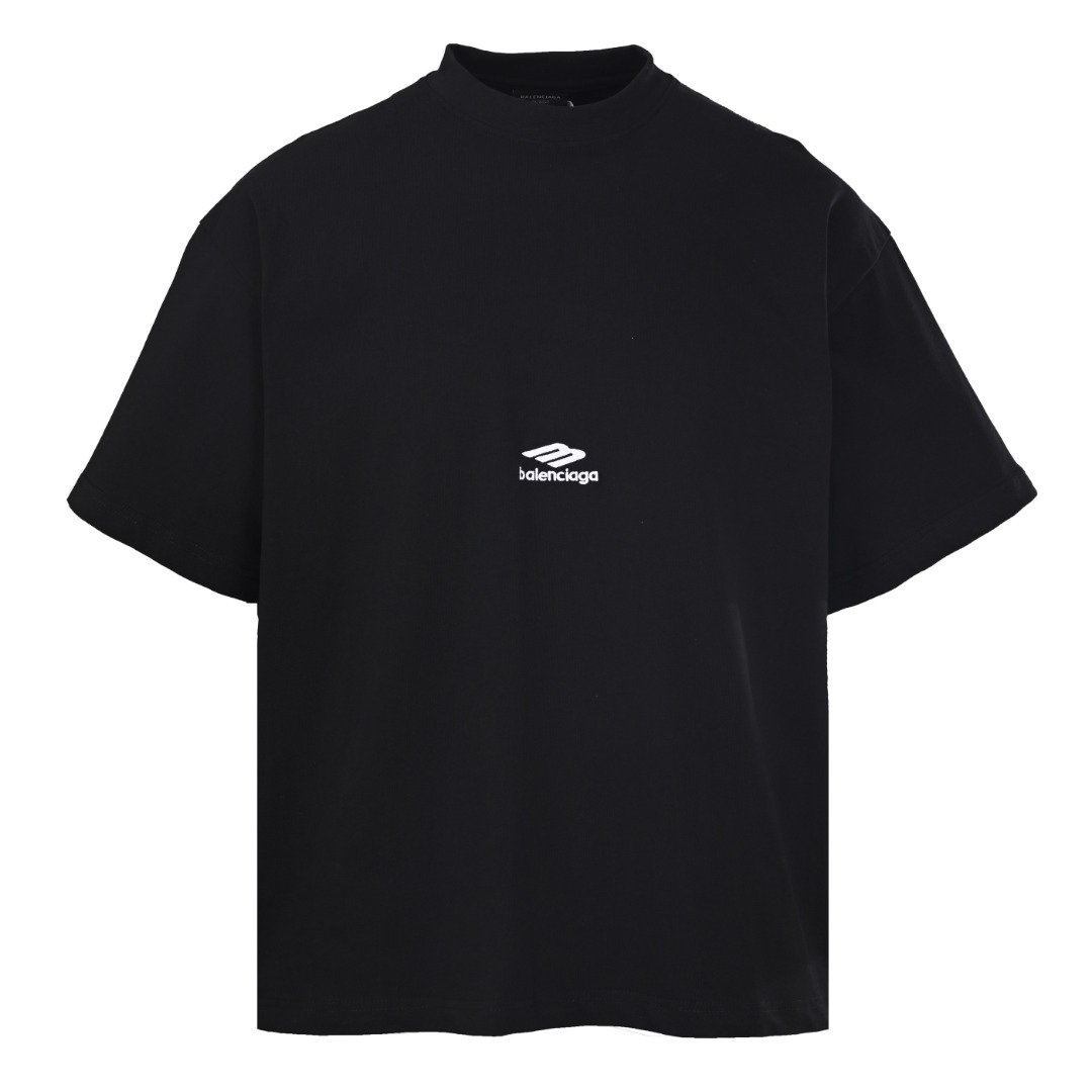 Balenciaga BALENCIAGA巴黎世家BLCG 3M刺绣廓形短袖T恤