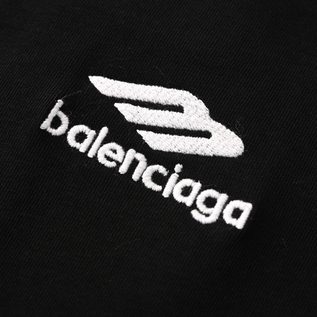 Balenciaga BALENCIAGA巴黎世家BLCG 3M刺绣廓形短袖T恤