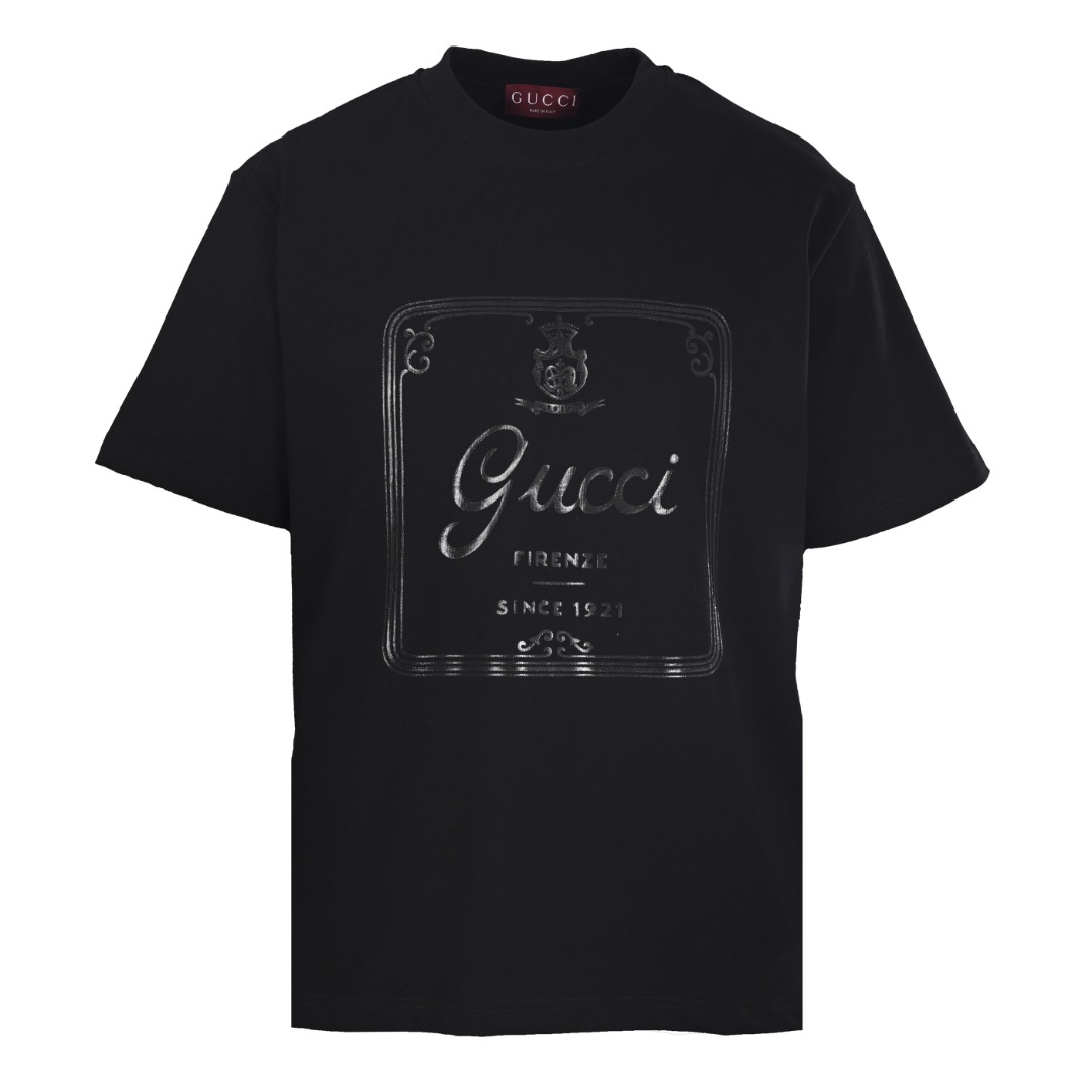 Gucci GUCCI古驰GUC 胸前大印花短袖T恤