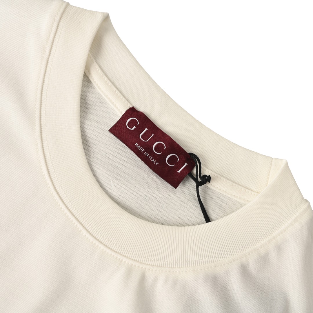 Gucci GUCCI古驰GUC 胸前大印花短袖T恤