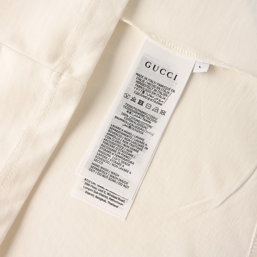 Gucci GUCCI古驰GUC 胸前大印花短袖T恤