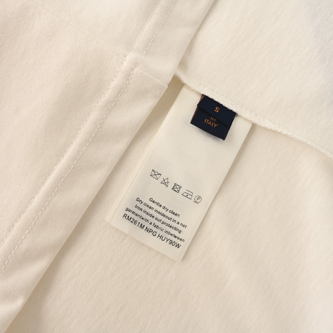 Louis Vuitton LOUIS VUITTON LV 后背棋盘格胶浆印花短袖T恤