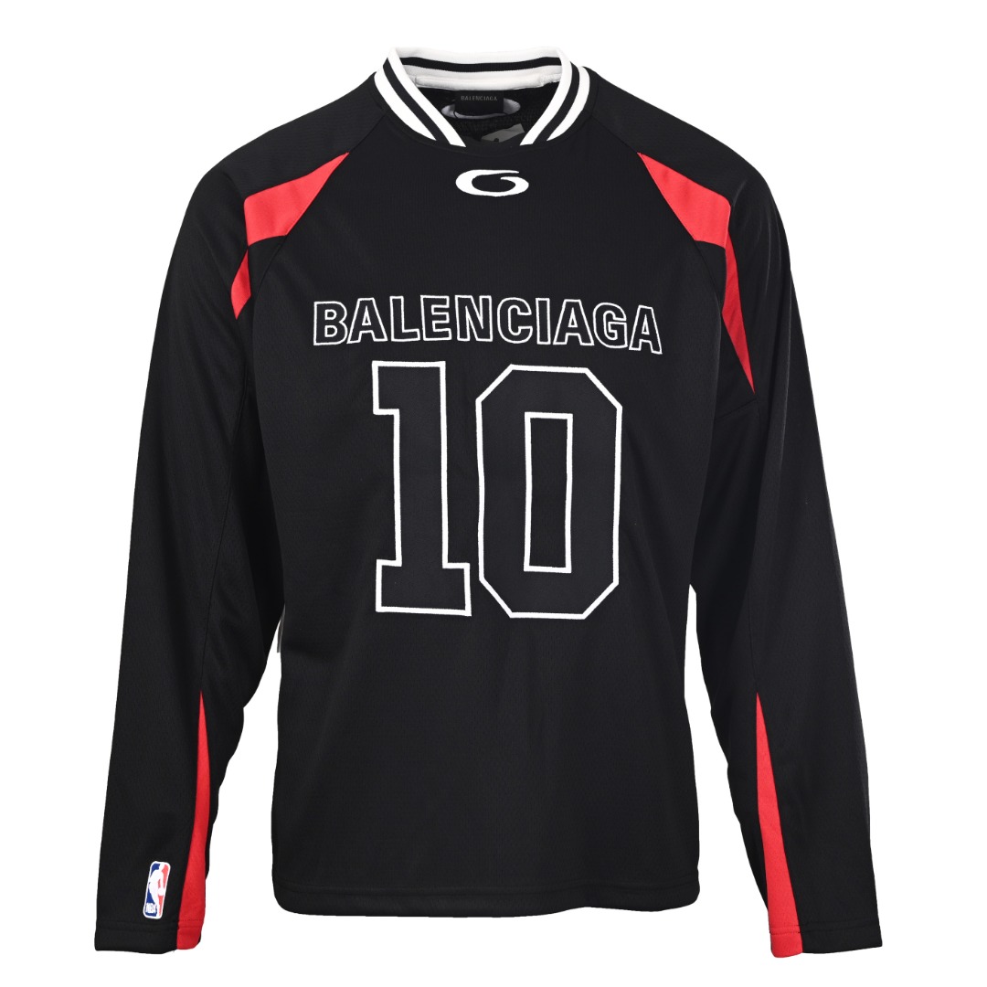 Balenciaga BALENCIAGA巴黎世家BLCG X NBA 篮球联名长袖T恤