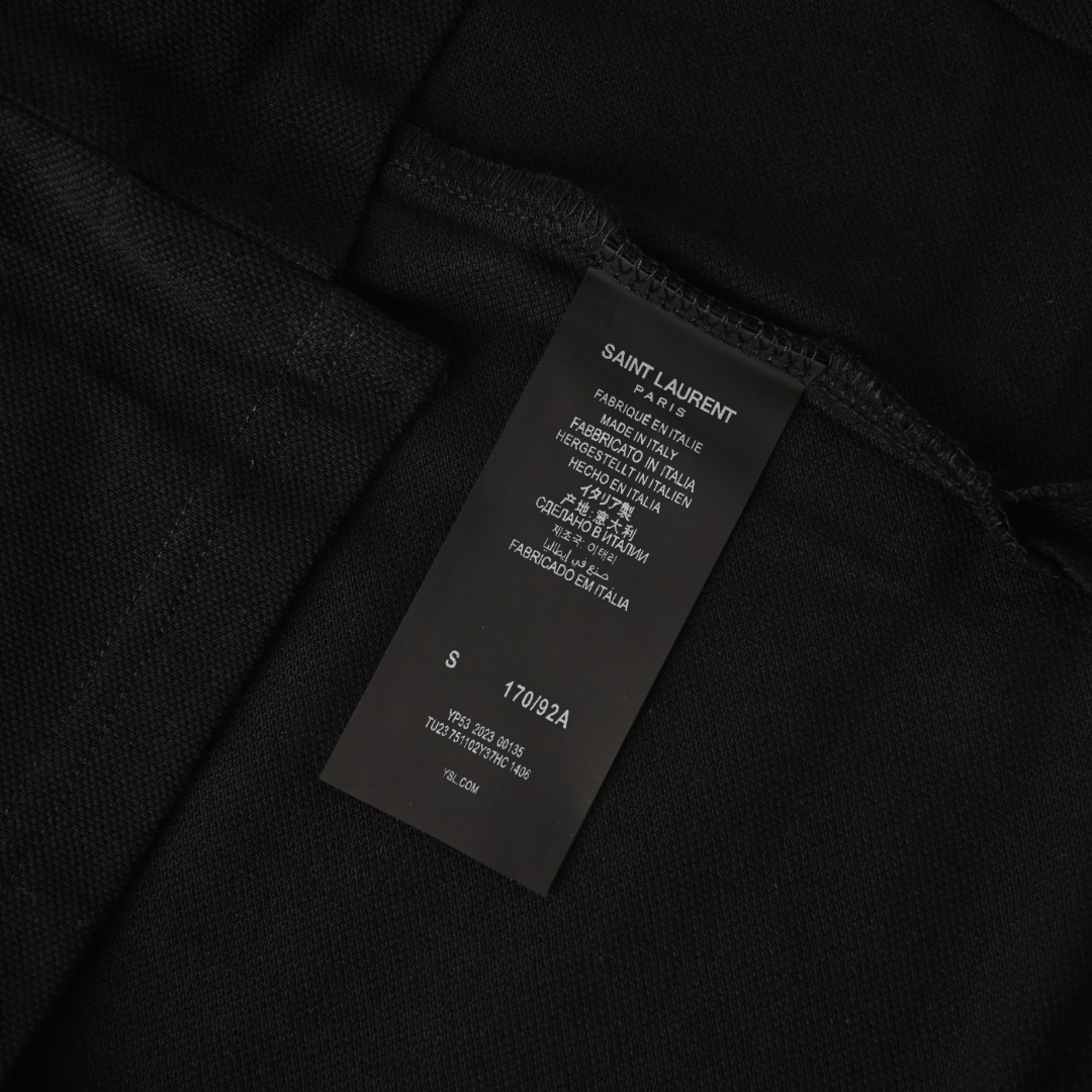 SAINT LAURENT圣罗兰SLP 纯色小标刺绣短袖POLO衫 正品5400购入开发,精梳棉双股珠地面料210克,定 SAINT LAURENT圣罗兰SLP 纯色小标刺绣短袖POLO衫 正品5400购入开发,精梳棉双股珠地面料210克,定