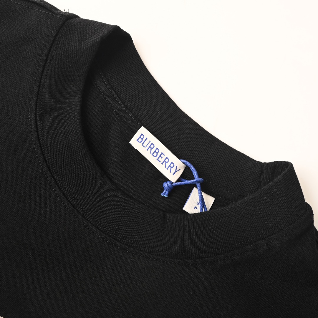 Burberry BURBERRY巴宝莉BBR 哥特体刺绣短袖T恤