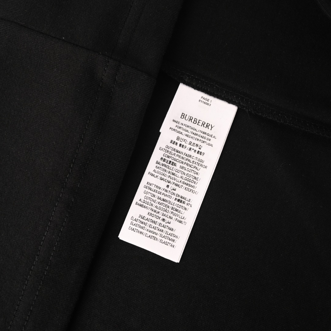 Burberry BURBERRY巴宝莉BBR 哥特体刺绣短袖T恤