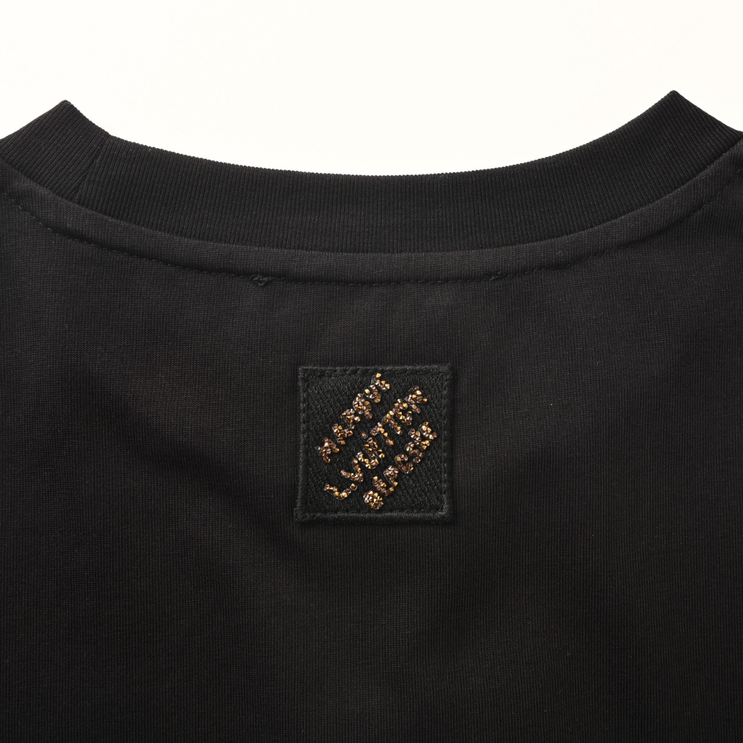 Louis Vuitton LOUIS VUITTON LV 亮片字母特种刺绣短袖T恤