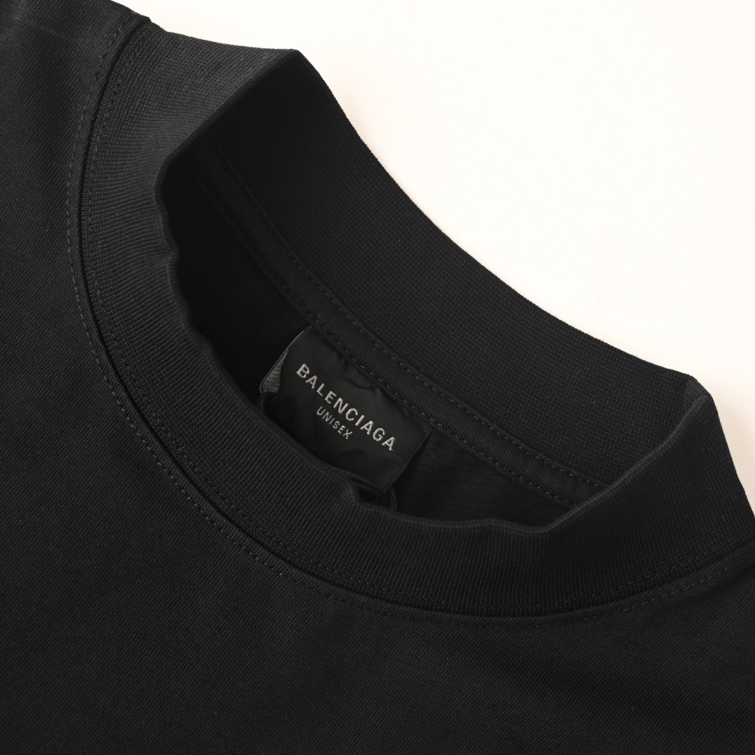 Balenciaga BALENCIAGA巴黎世家BLCG 可乐刺绣短袖T恤