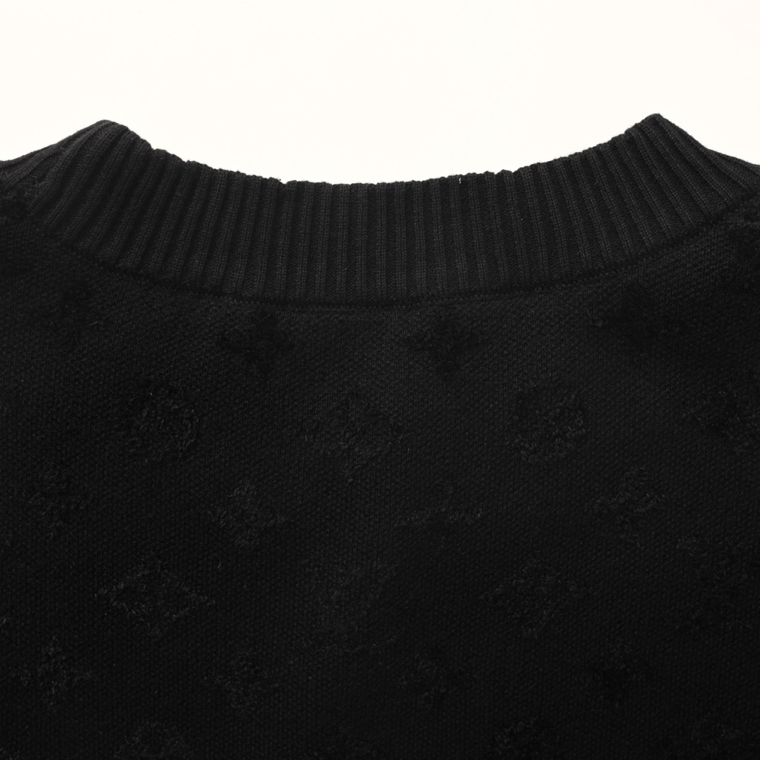 Louis Vuitton LOUIS VUITTON LV 提花拼接针织短袖T恤