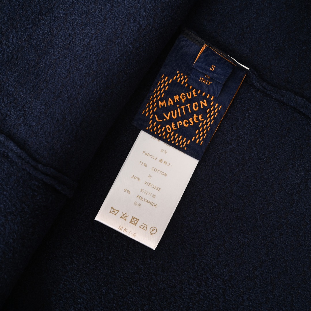 Louis Vuitton LOUIS VUITTON LV 提花拼接针织短袖T恤