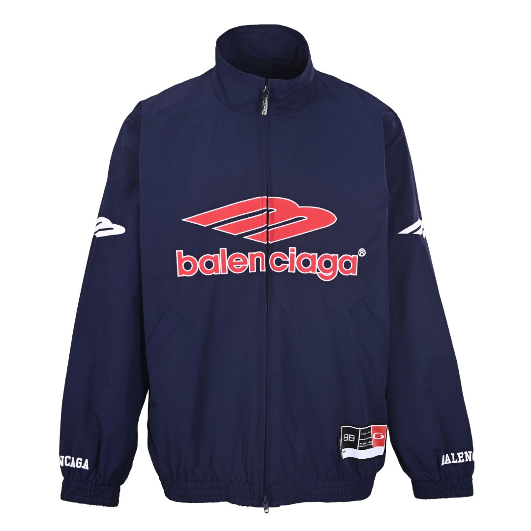 Balenciaga BALENCIAGA巴黎世家BLCG 3M两色足球立领夹克外套