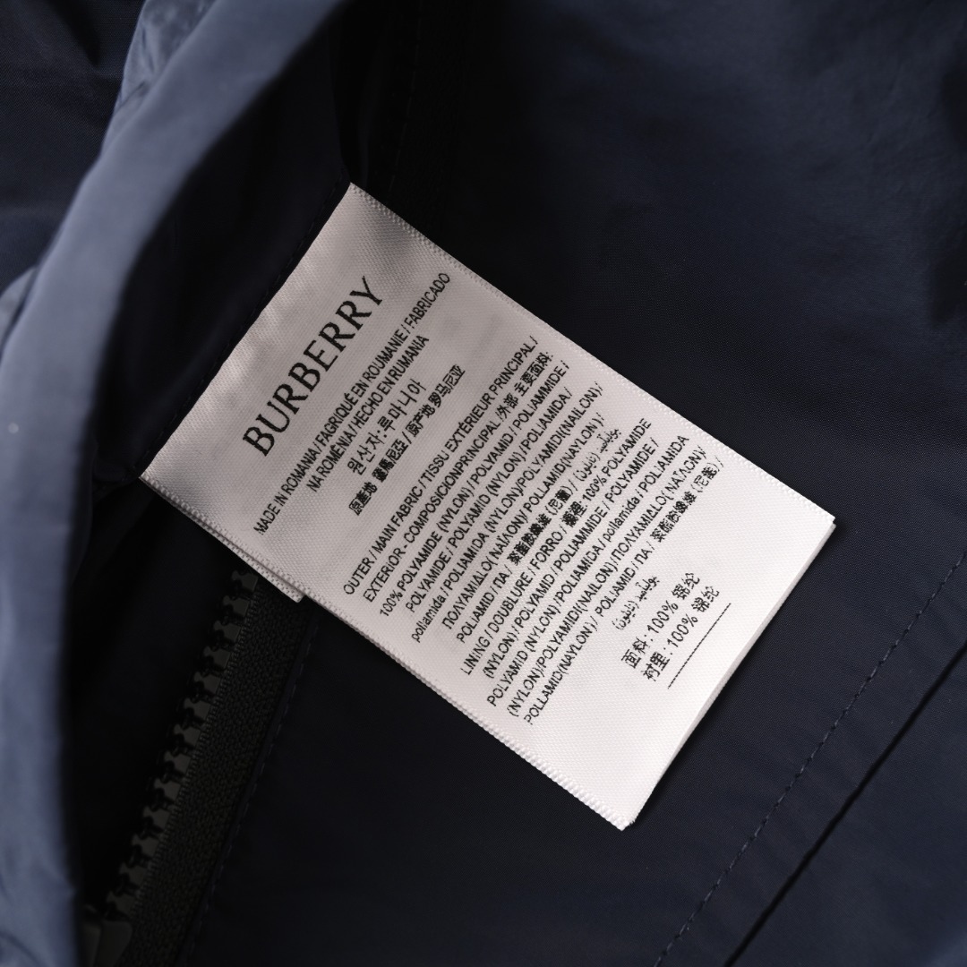 Burberry BURBERRY巴宝莉BBR 植绒战马绣花连帽外套