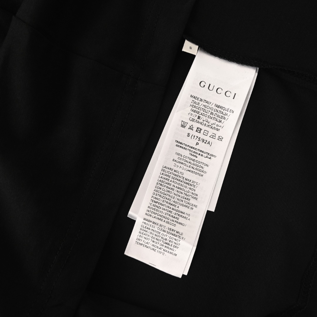 Gucci GUCCI古驰GUC 粉字母短袖T恤