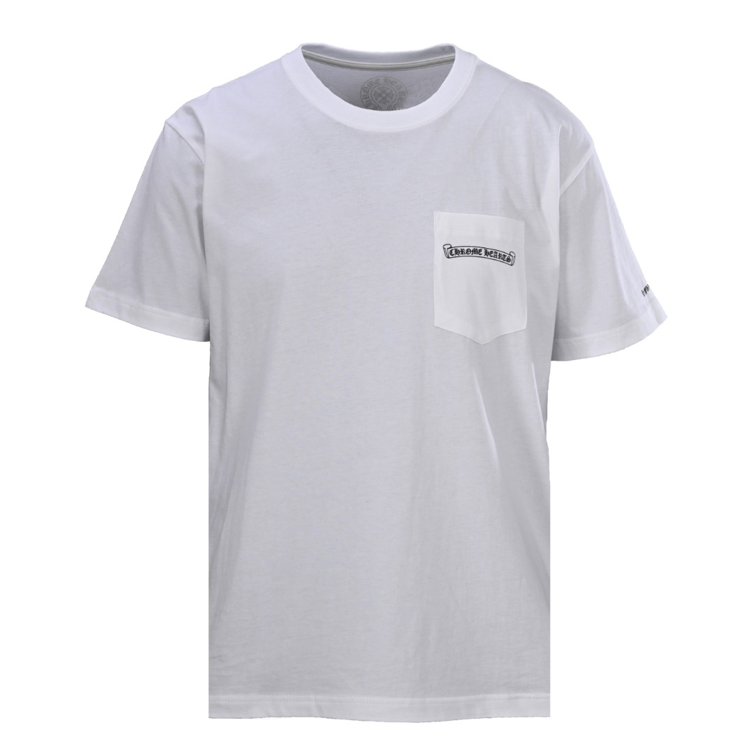 Chrome Hearts CHROME HEARTS克罗心CH 弧型字母印花短袖T恤