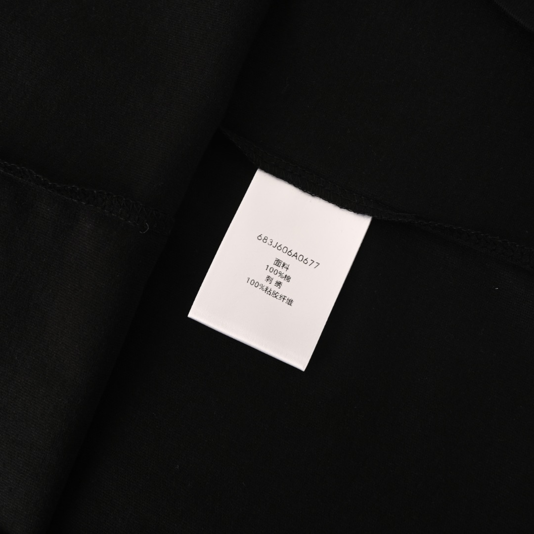 Dior DIOR迪奥CD 平纹刺绣短袖T恤