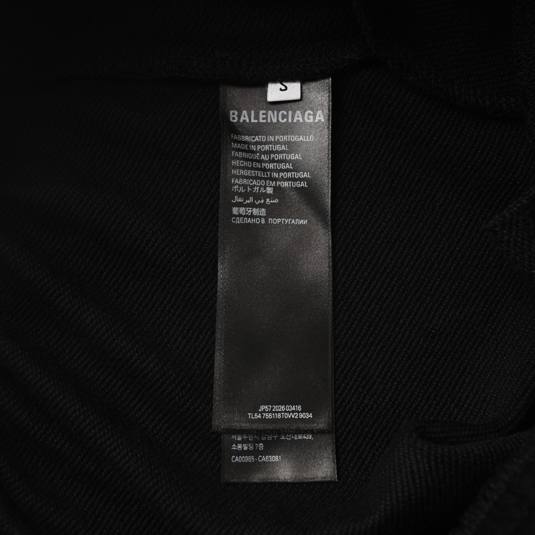 Balenciaga BALENCIAGA巴黎世家BLCG BACK两色字母绣短裤
