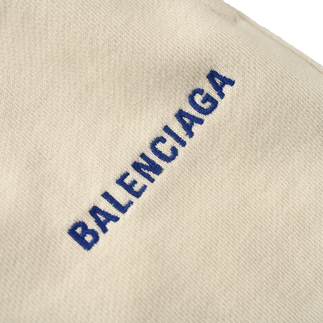 Balenciaga BALENCIAGA巴黎世家BLCG BACK两色字母绣短裤