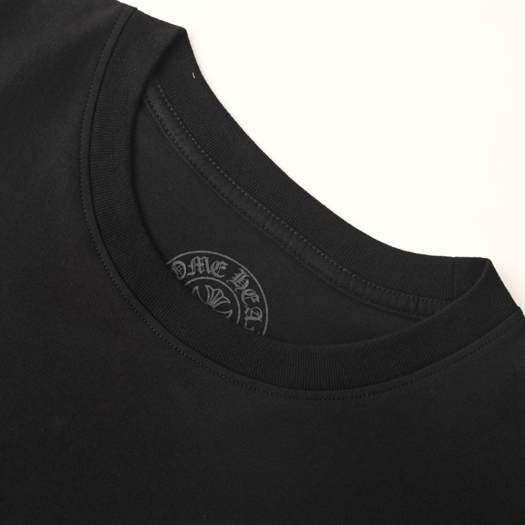 Chrome Hearts CHROME HEARTS克罗心CH 迈阿密限定后背马蹄花短袖T恤