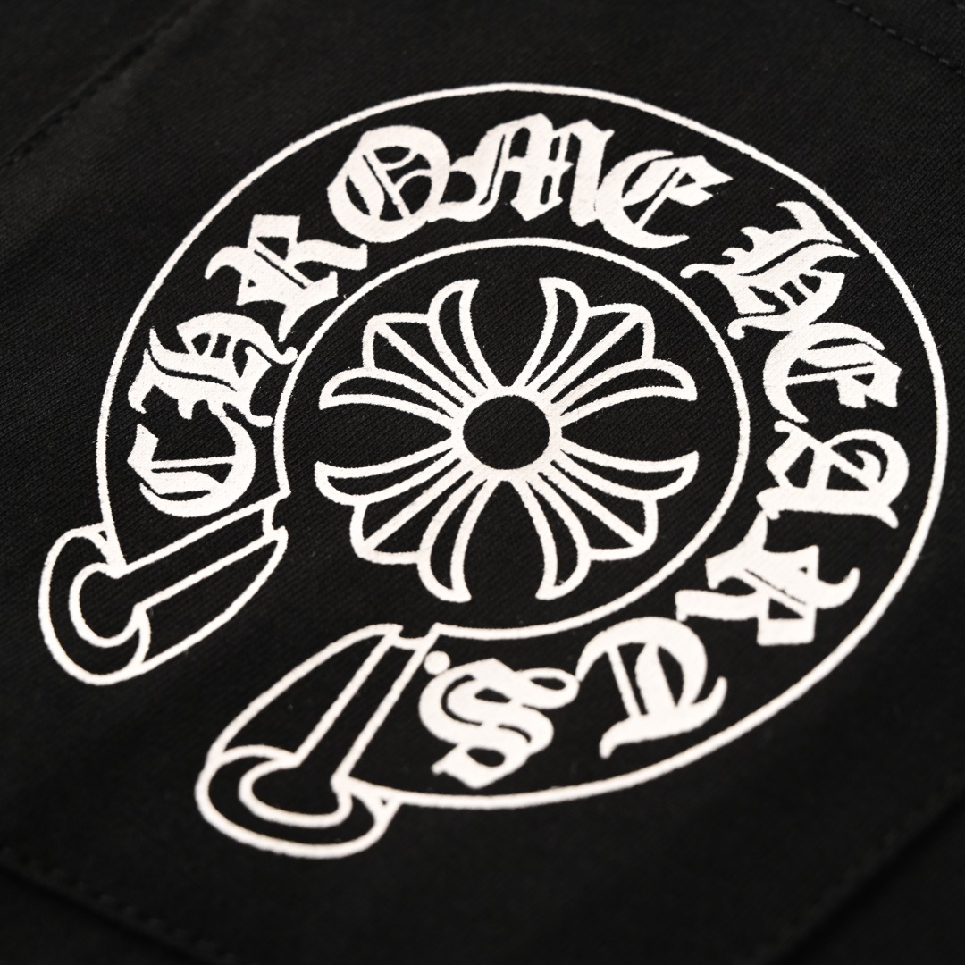 Chrome Hearts CHROME HEARTS克罗心CH 迈阿密限定后背马蹄花短袖T恤