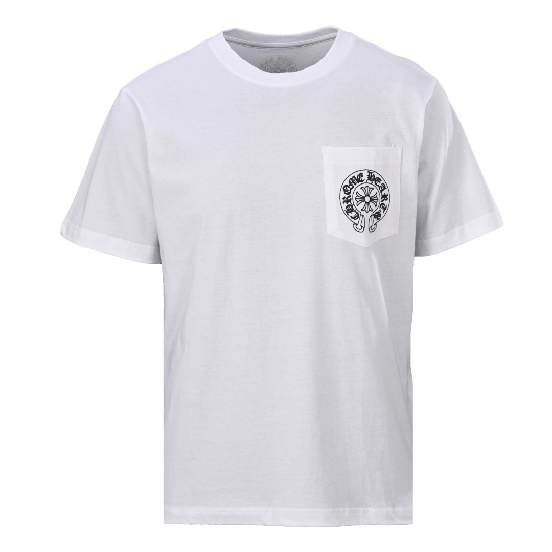 Chrome Hearts CHROME HEARTS克罗心CH 迈阿密限定后背马蹄花短袖T恤