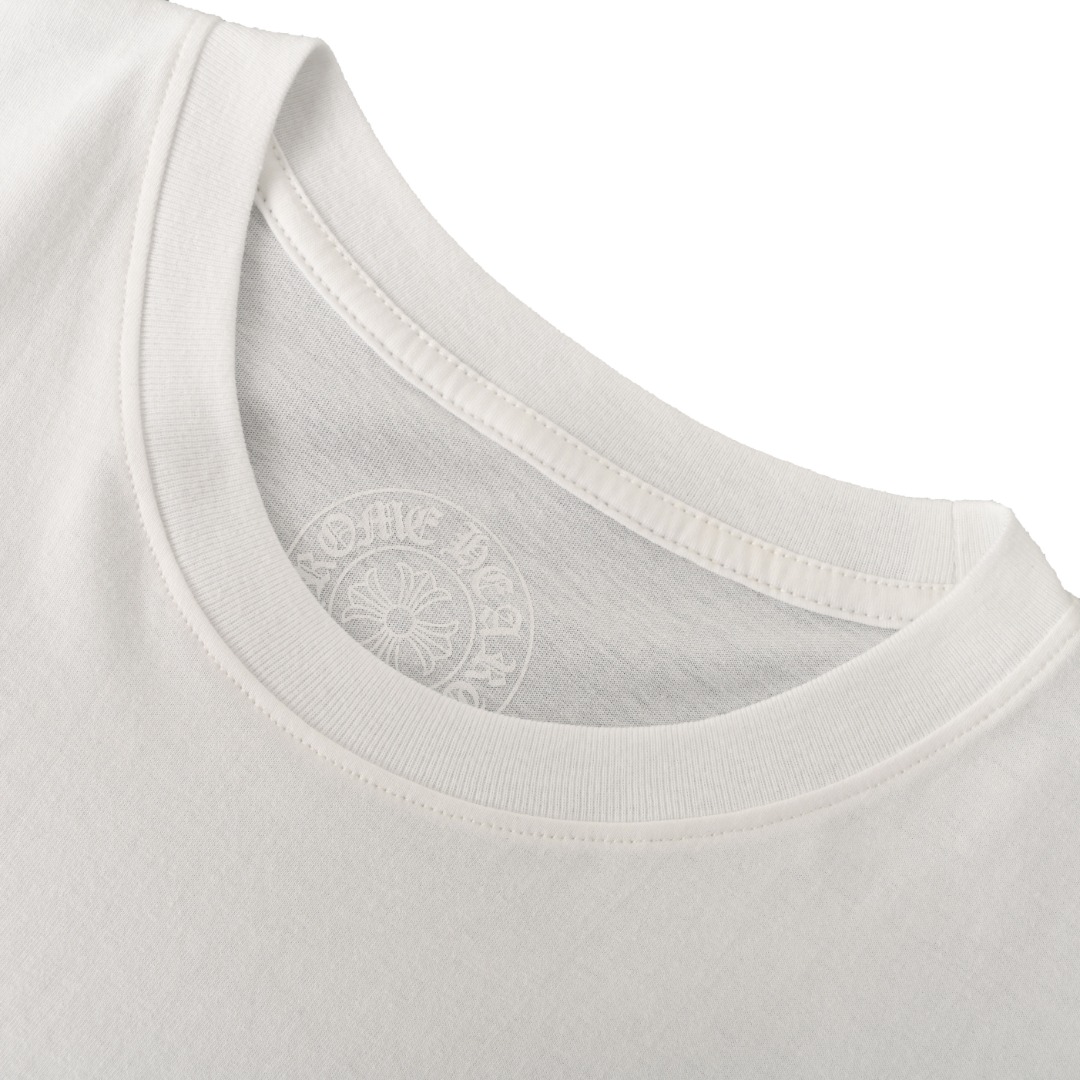 Chrome Hearts CHROME HEARTS克罗心CH 迈阿密限定后背马蹄花短袖T恤