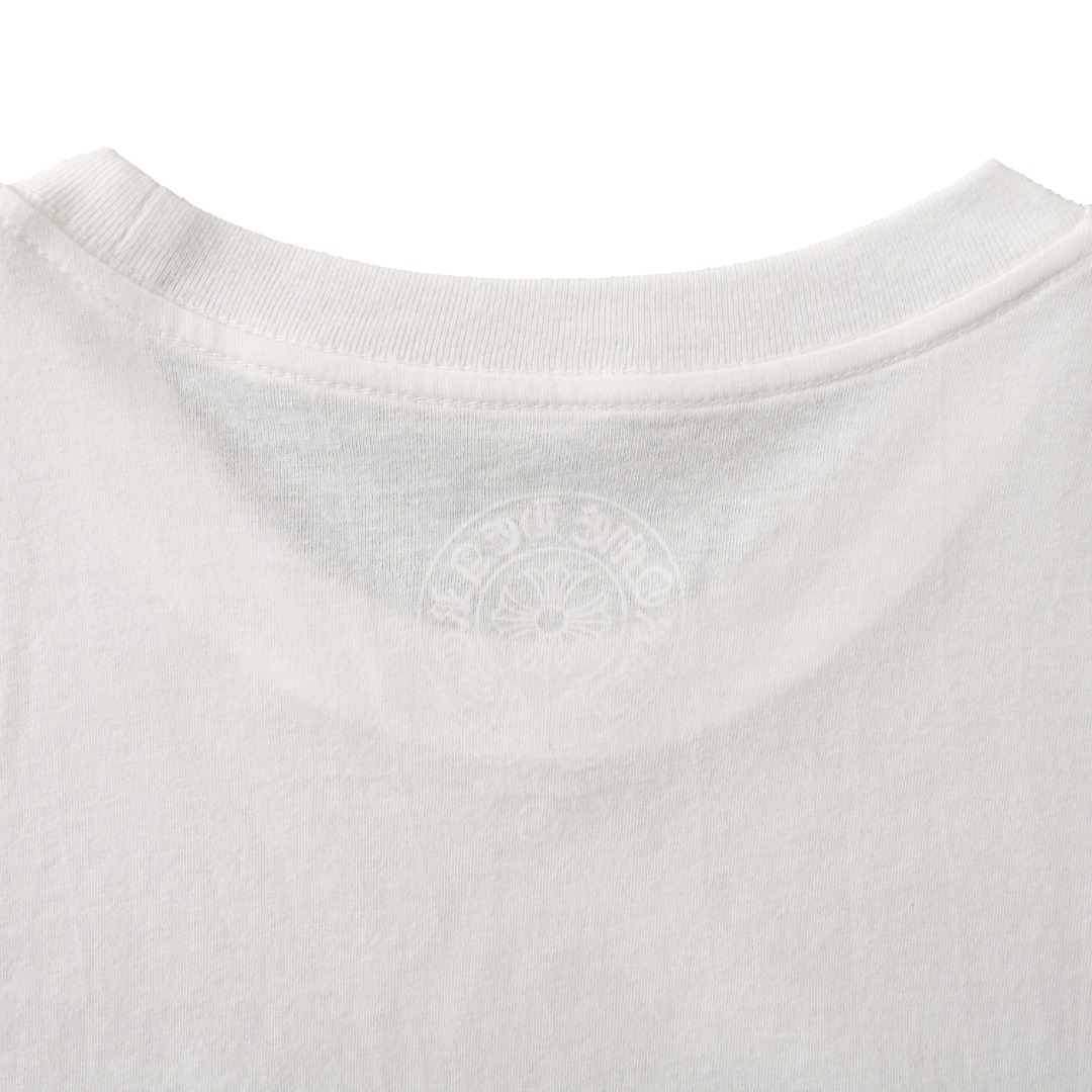Chrome Hearts CHROME HEARTS克罗心CH 迈阿密限定后背马蹄花短袖T恤