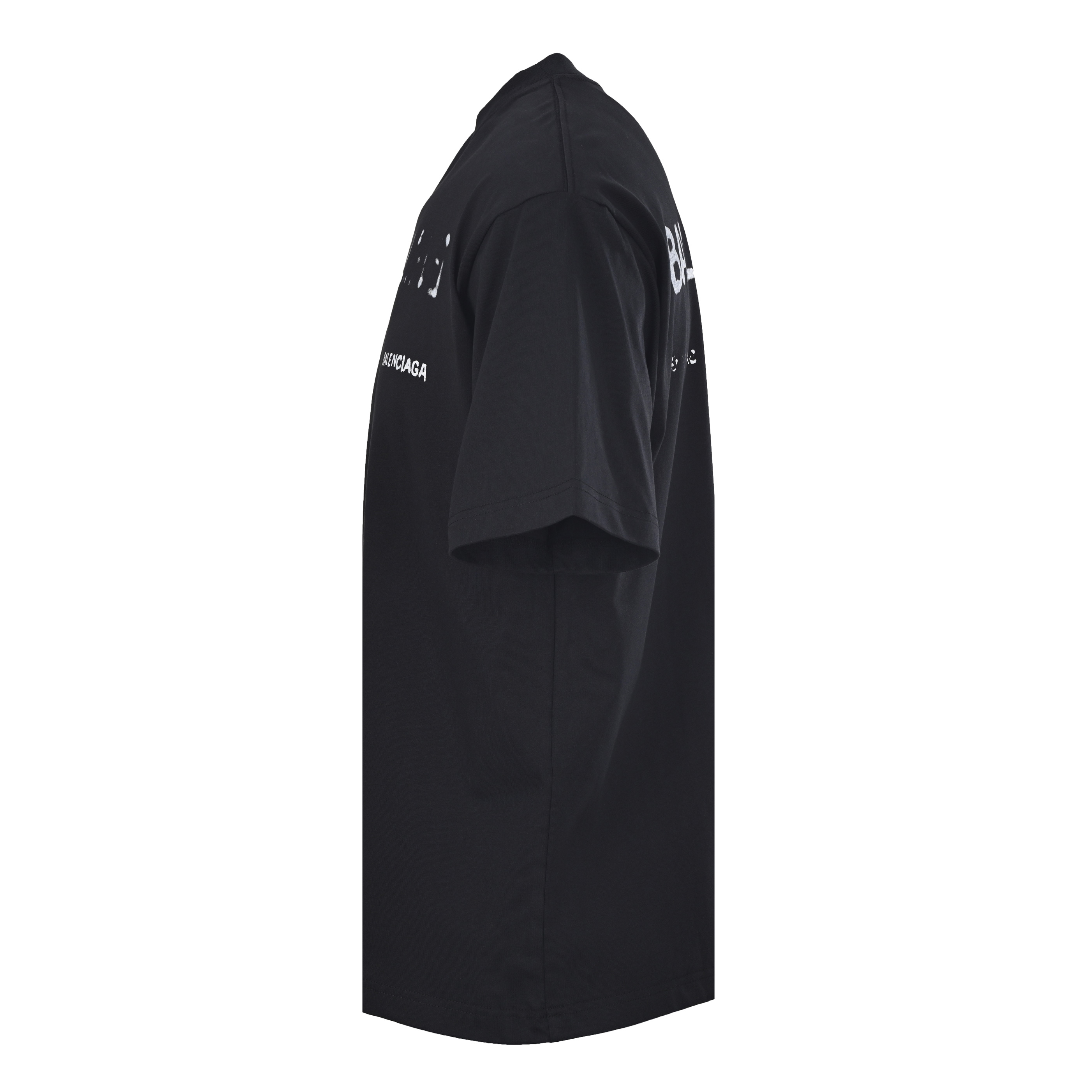 Balenciaga BALENCIAGA巴黎世家BLCG 两色模糊印花落肩短袖T恤