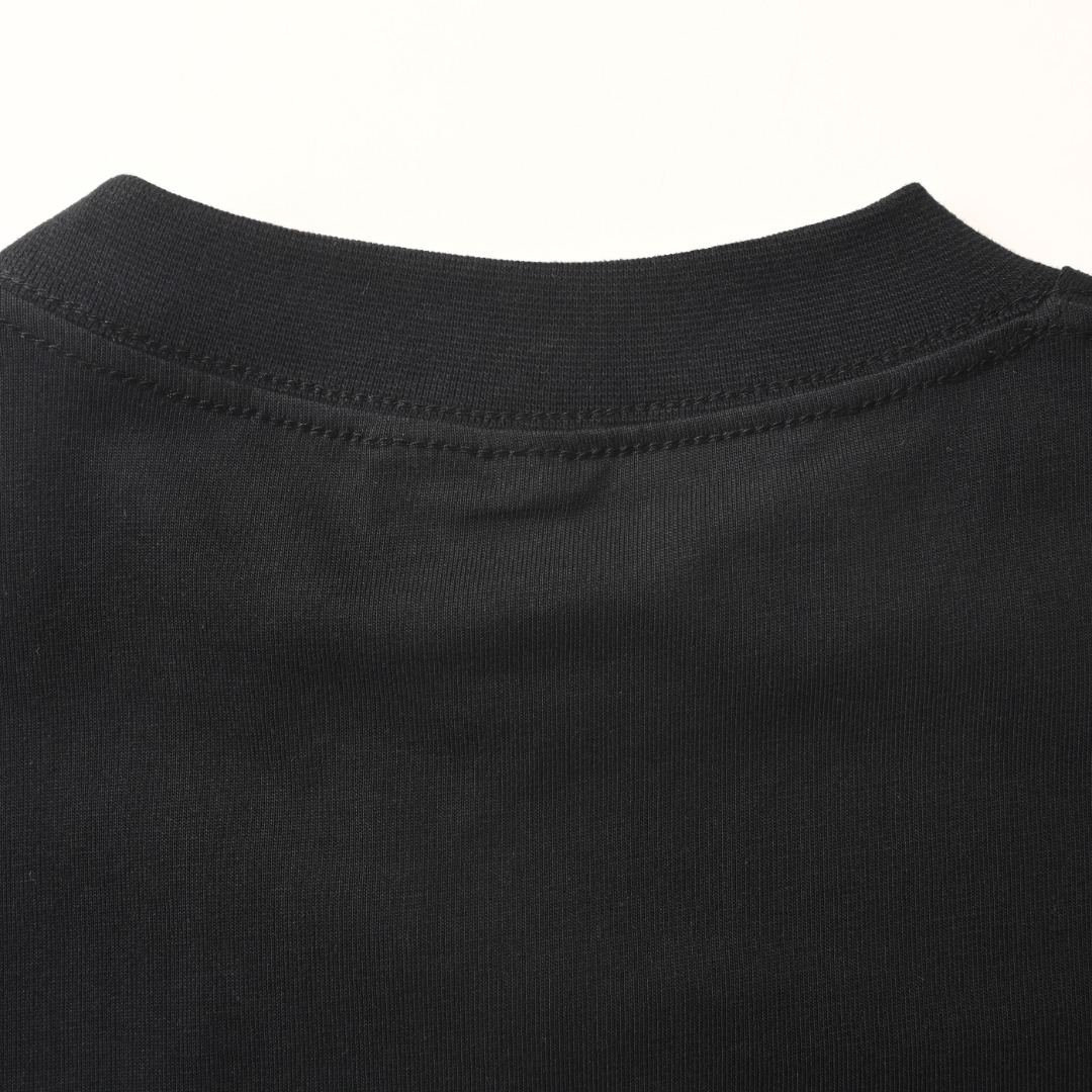 Balenciaga BALENCIAGA巴黎世家BLCG 两色模糊印花落肩短袖T恤