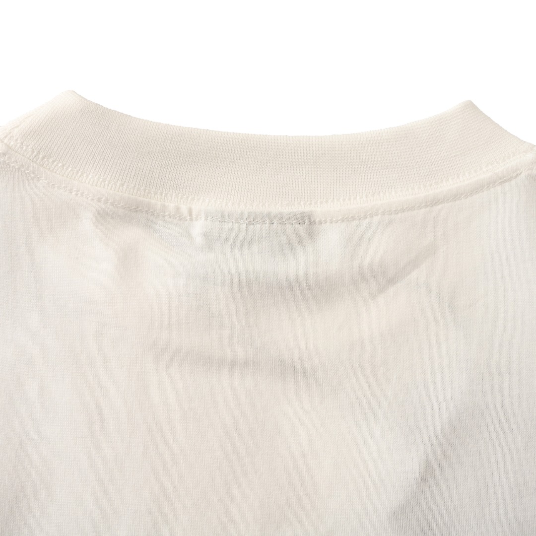 Balenciaga BALENCIAGA巴黎世家BLCG 两色模糊印花落肩短袖T恤