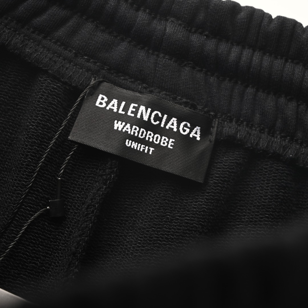 Balenciaga BALENCIAGA巴黎世家BLCG 三色可乐刺绣徽标短裤