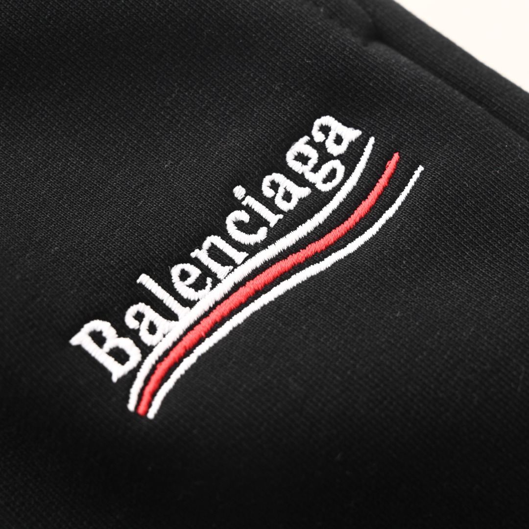 Balenciaga BALENCIAGA巴黎世家BLCG 三色可乐刺绣徽标短裤