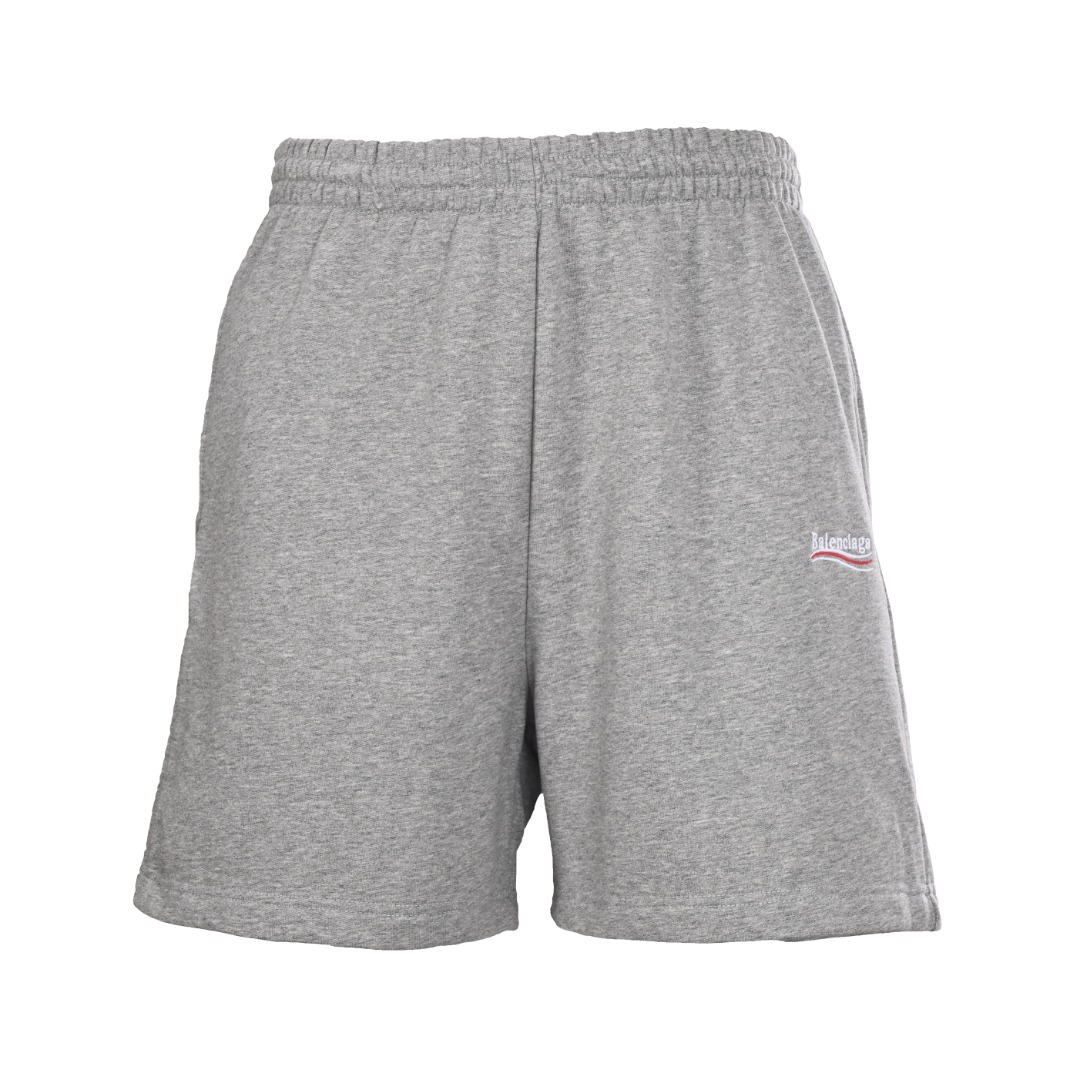 Balenciaga BALENCIAGA巴黎世家BLCG 三色可乐刺绣徽标短裤