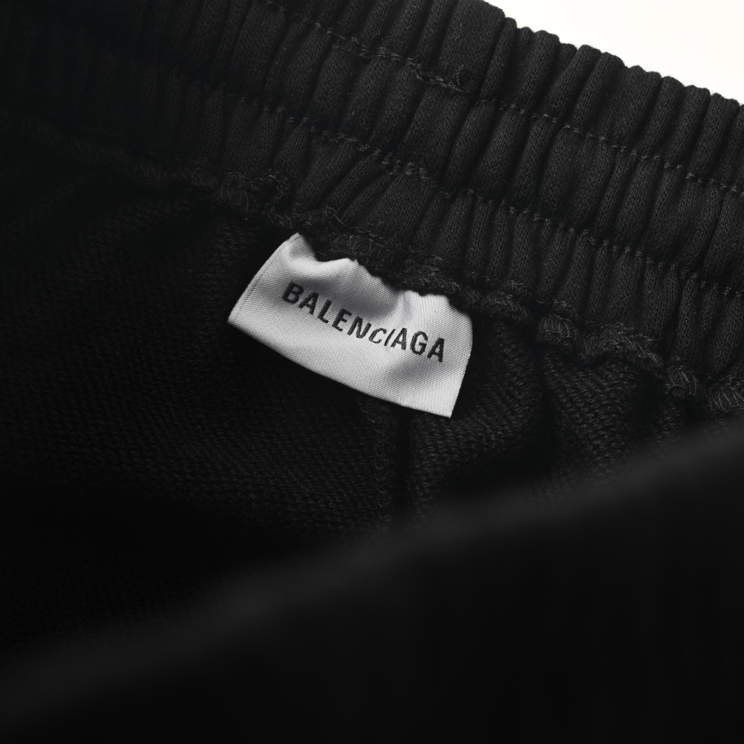 Balenciaga BALENCIAGA巴黎世家BLCG 3B溶解粉印花长裤