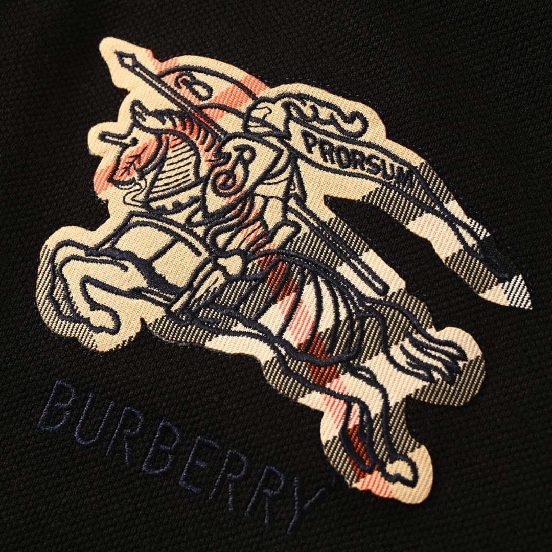 Burberry BURBERRY巴宝莉BBR 战马贴布绣短袖POLO衫