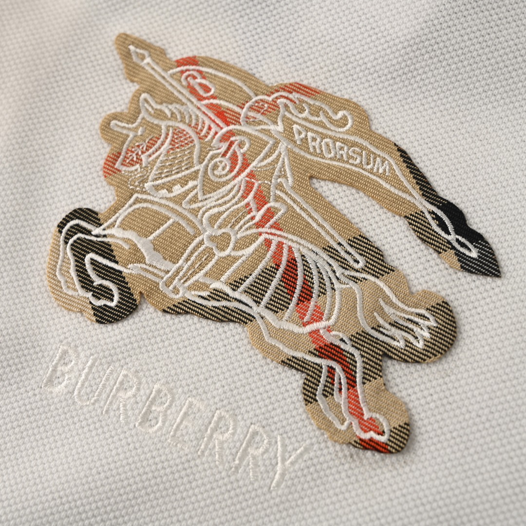 Burberry BURBERRY巴宝莉BBR 战马贴布绣短袖POLO衫