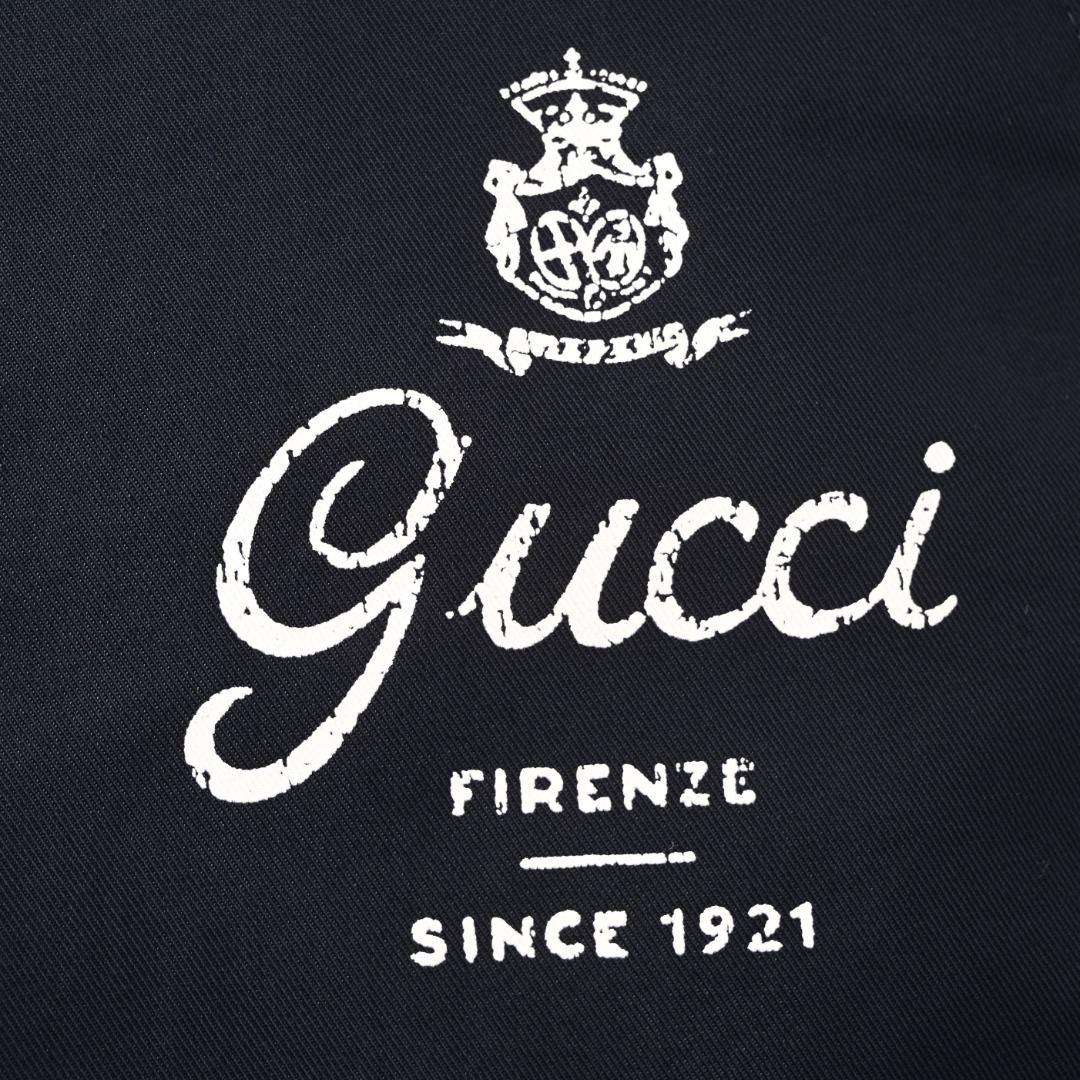 Gucci GUCCI古驰GUC 字母印花斜纹长裤
