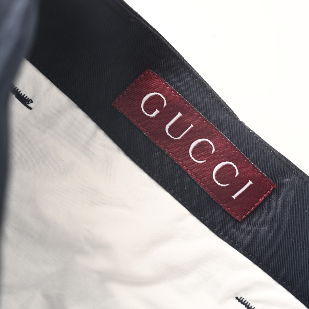 Gucci GUCCI古驰GUC 字母印花斜纹长裤