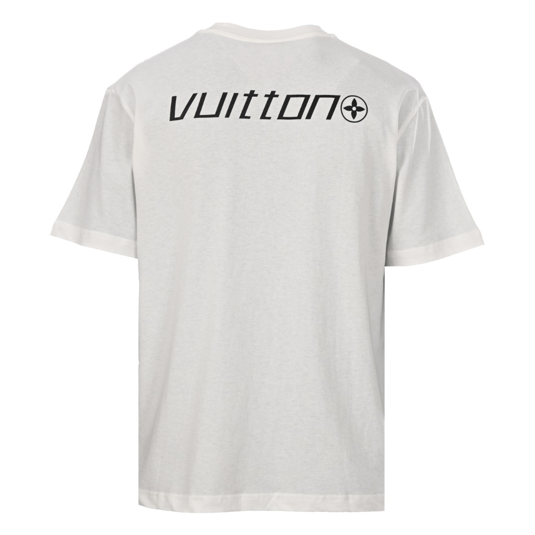 Louis Vuitton LOUIS VUITTON LV 黑影印花标识短袖T恤
