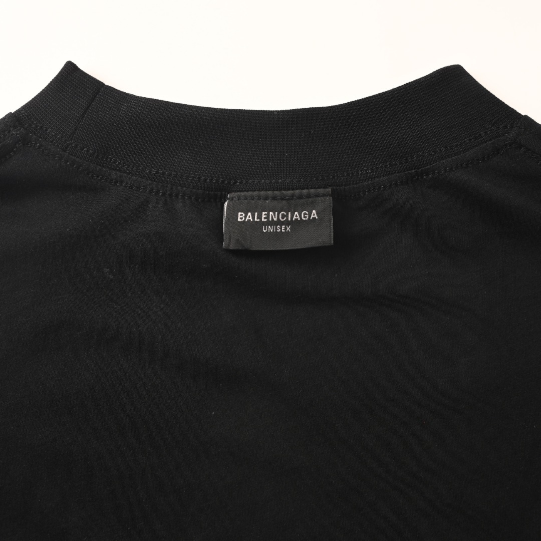 Balenciaga BALENCIAGA巴黎世家BLCG 双面穿字母印花短袖T恤
