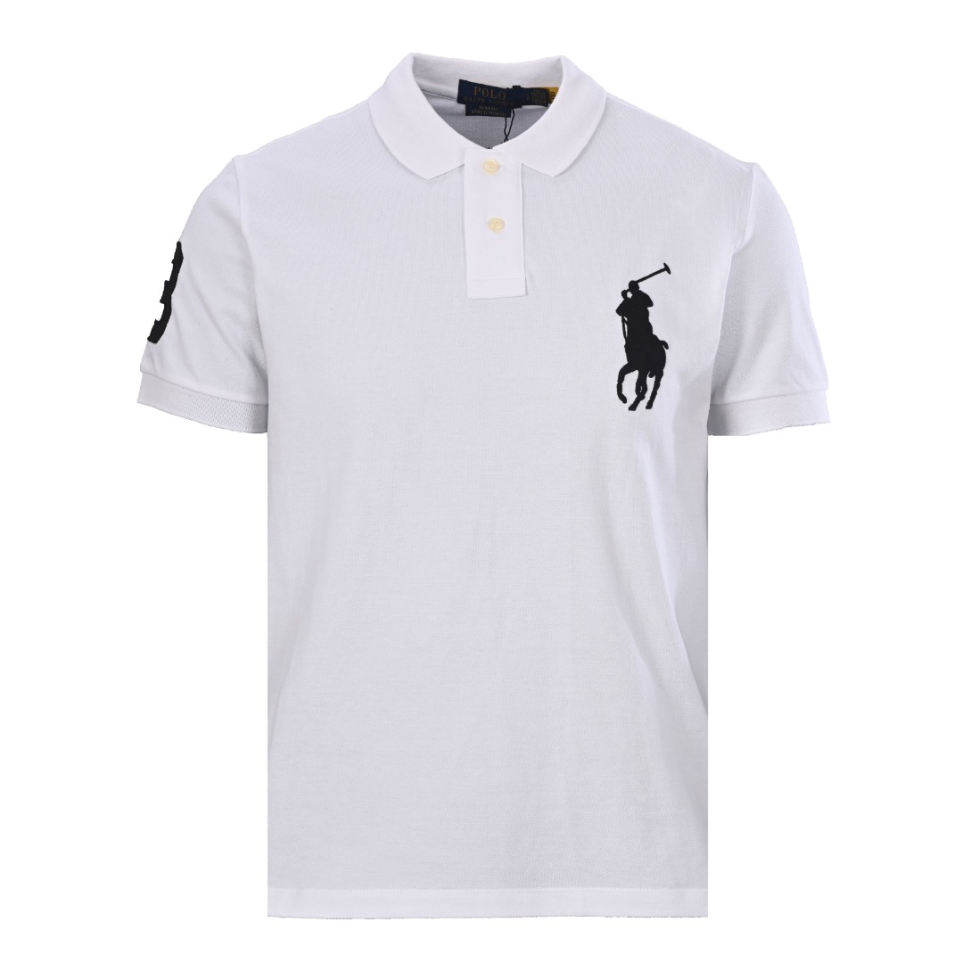 Ralph Lauren RALPH LAUREN拉夫劳伦RL 三色大马刺绣短袖POLO衫
