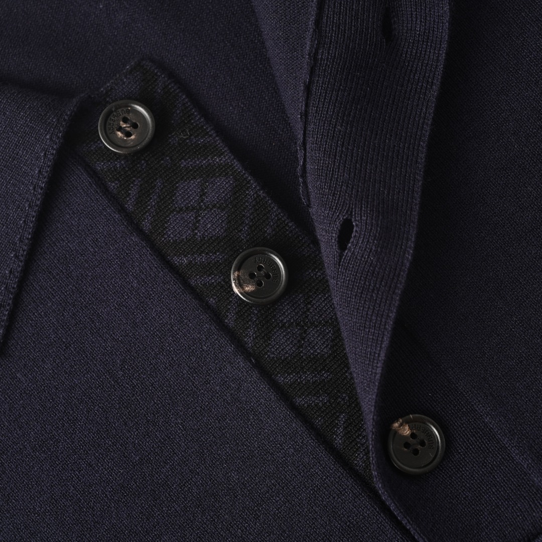 Burberry BURBERRY巴宝莉BBR 两色战马骑士刺绣羊毛针织短袖POLO衫