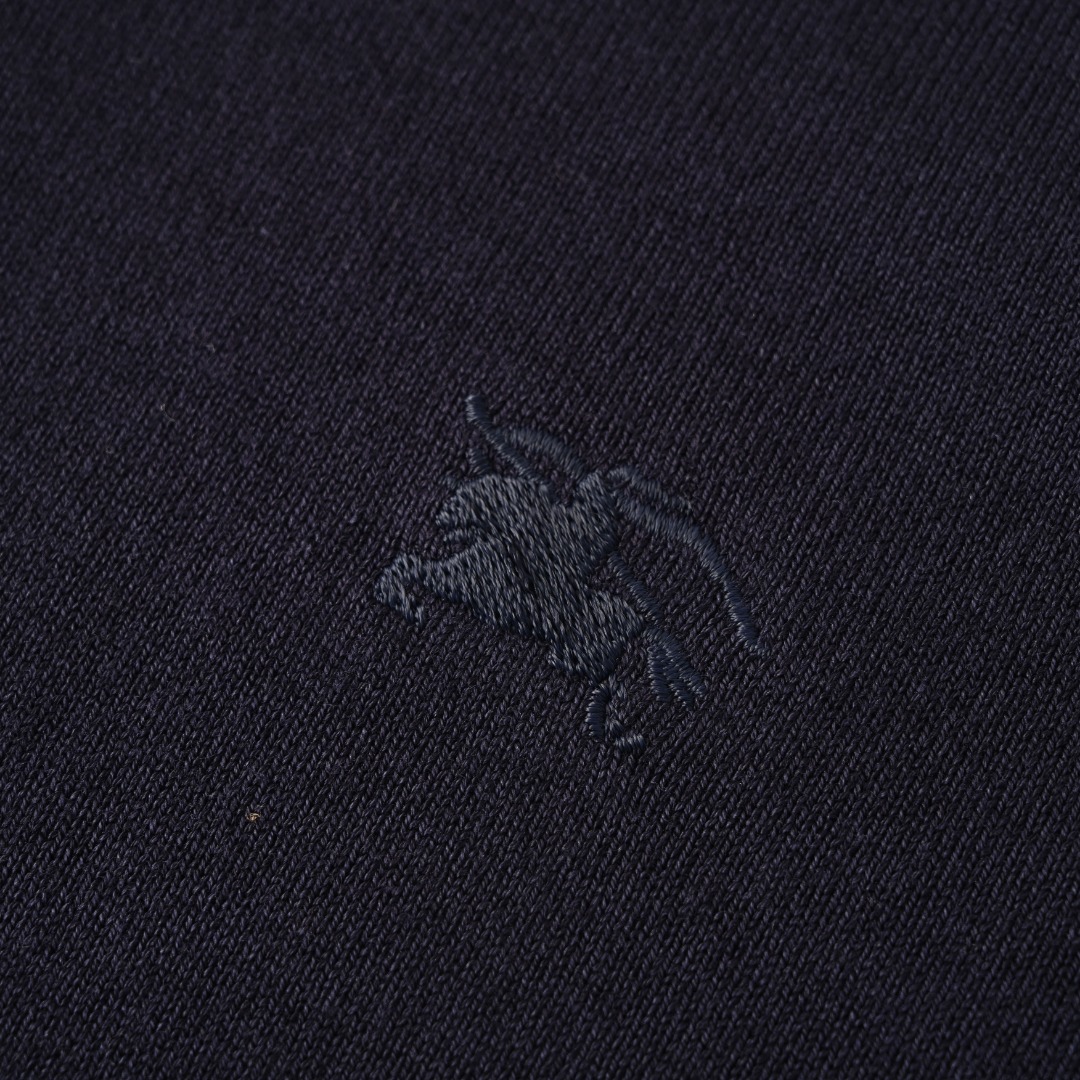 Burberry BURBERRY巴宝莉BBR 两色战马骑士刺绣羊毛针织短袖POLO衫