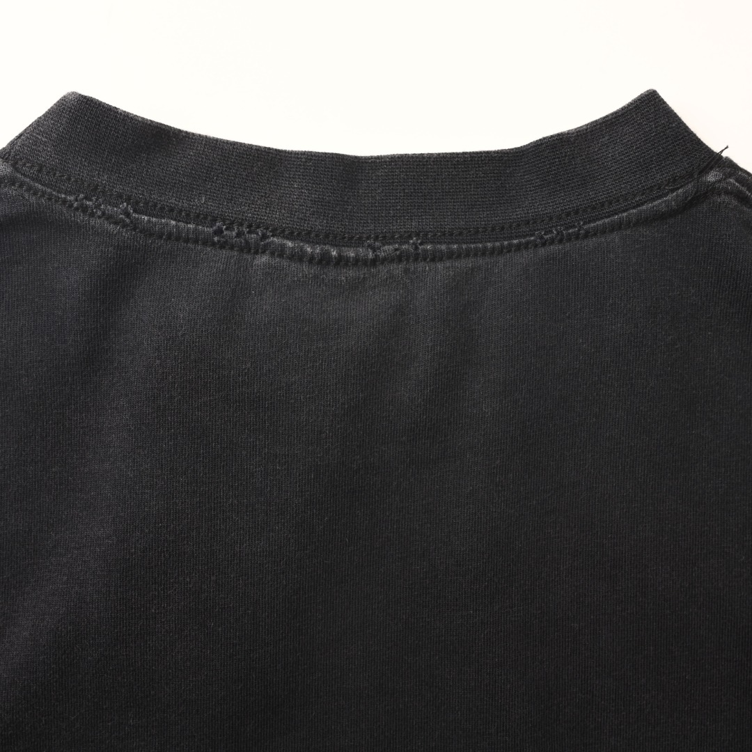 Balenciaga BALENCIAGA巴黎世家BLCG 液化印花短袖T恤