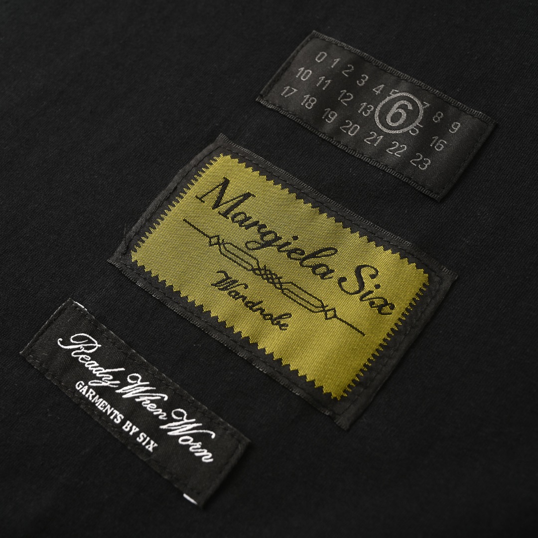 Maison Margiela MAISON MARGIELA马吉拉MM6 数字标签短袖T恤