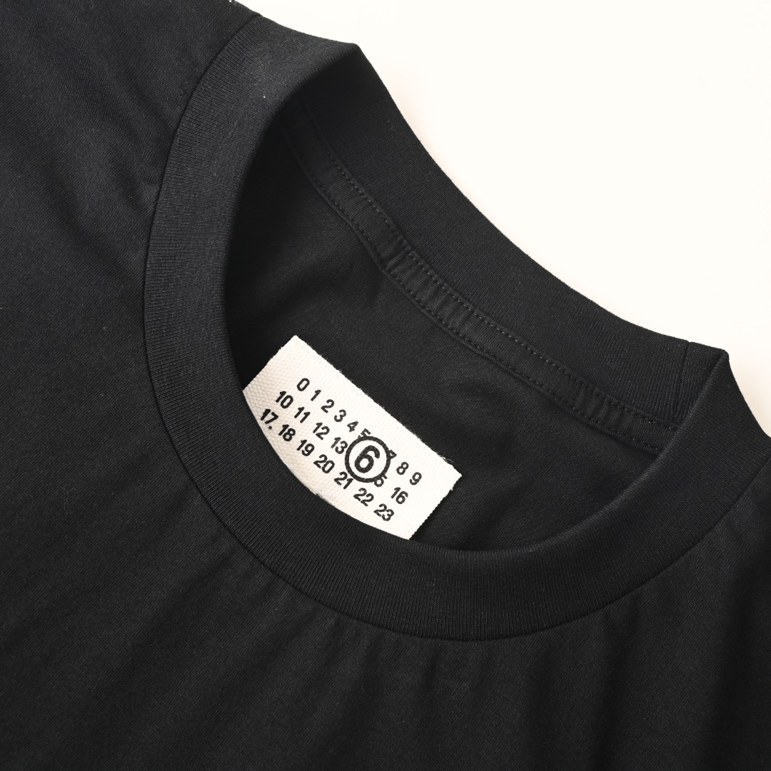 Maison Margiela MAISON MARGIELA马吉拉MM6 数字标签短袖T恤