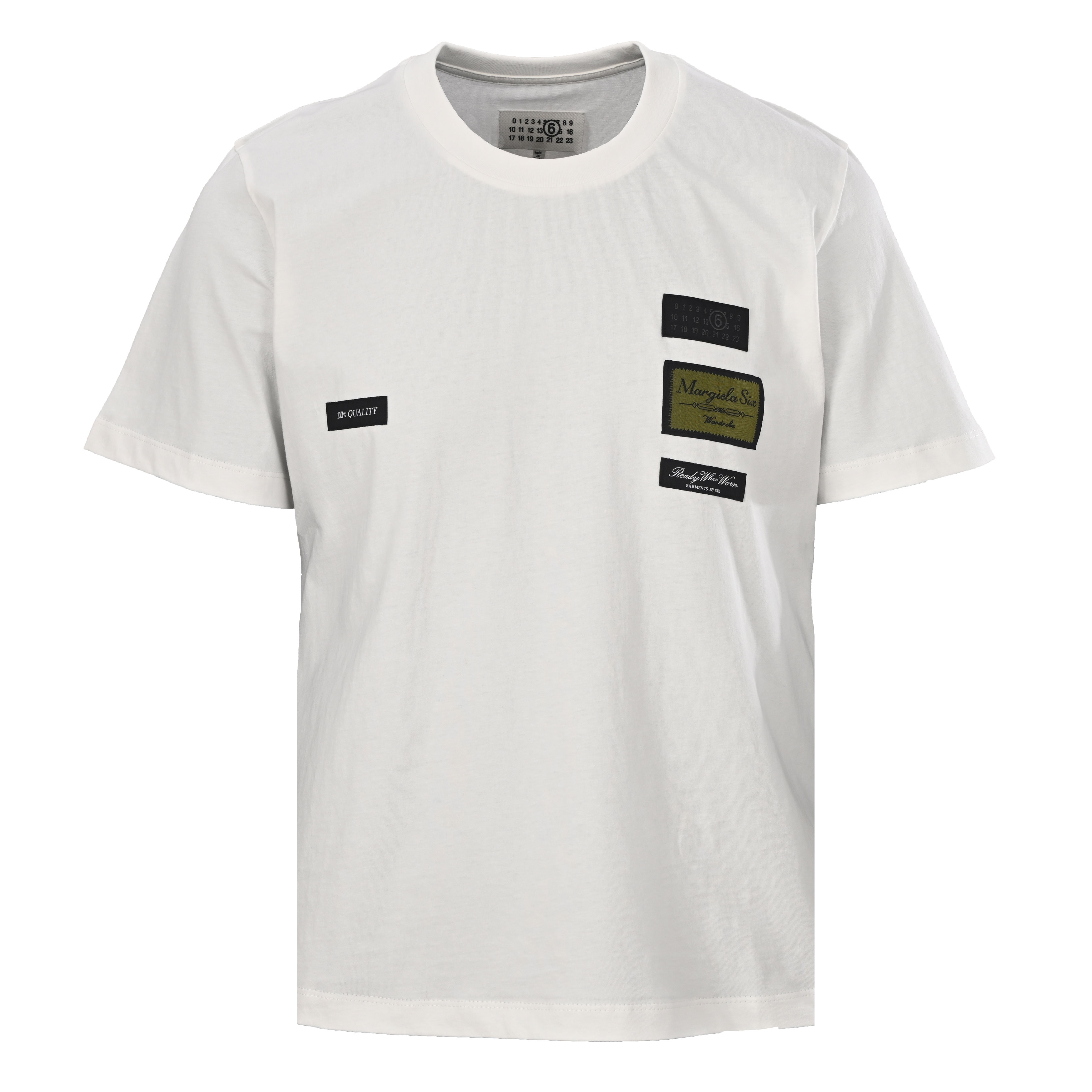 Maison Margiela MAISON MARGIELA马吉拉MM6 数字标签短袖T恤